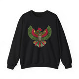 Pixel Art Quetzalcoatl Retro Boss Style Unisex Sweatshirt