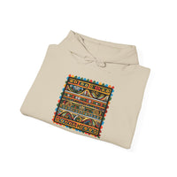 Pre-Columbian Tribal Stripe Pattern Unisex Hoodie