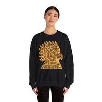 Aztec Eagle Pyramid Emblem Unisex Sweatshirt