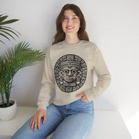 Aztec Totem Mesoamerican Art Illustration Unisex Sweatshirt