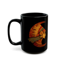 Mama Killa Crescent Headdress Inca Style Black Mug