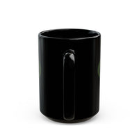 Aztec Western Bull Skull Longhorn Illustration Black Mug
