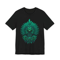 Quetzalcoatl Feathered Serpent God Dark Portrait Unisex T-Shirt
