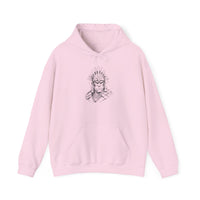 Inca Warrior Hand Drawn Tribal Portrait Unisex Hoodie