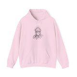 Inca Warrior Hand Drawn Tribal Portrait Unisex Hoodie