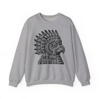 Aztec Eagle Pyramid Emblem Unisex Sweatshirt