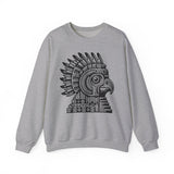Aztec Eagle Pyramid Emblem Unisex Sweatshirt
