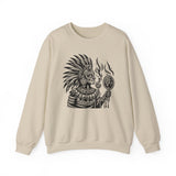 Tribal Spirit Glyph Symbol Illustration Unisex Sweatshirt