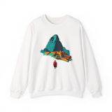 Machu Picchu Minimalist Sacred City Unisex Sweatshirt
