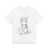 Inca Warrior Girl Fierce Heritage Ink Art Unisex T-Shirt