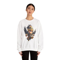 Chibi Falcon Warrior Inca Armor Unisex Sweatshirt