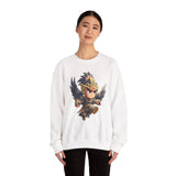 Chibi Falcon Warrior Inca Armor Unisex Sweatshirt