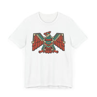 Aztec Solar Eagle Emblem Illustration Unisex T-Shirt