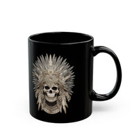 Mictlantecuhtli Skull Headdress Black Mug
