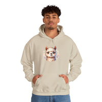 Inca Andean Llama Baby Face Illustration Unisex Hoodie