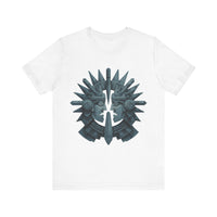 Aztec Warrior Duel Obsidian Glyph Style Unisex T-Shirt