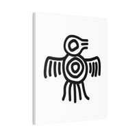Maya Bird Symbol Canvas
