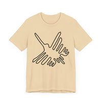Nazca Lines Style Bird Unisex T-Shirt