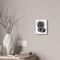 Aztec Warrior Mesoamerican Art Canvas