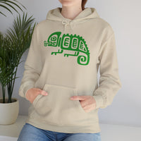 Mesoamerican Chameleon Symbol Unisex Hoodie