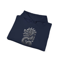 Aztec Serpent Quetzalcoatl Tribal Design Unisex Hoodie