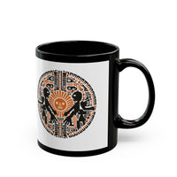 Sun Worshippers Inca Glyph Layout Black Mug