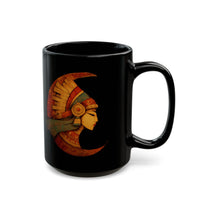 Mama Killa Crescent Headdress Inca Style Black Mug