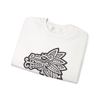 Quetzalcóatl Serpent Head Illustration Unisex Sweatshirt