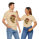 Aztec Warrior Head Illustration Unisex T-Shirt