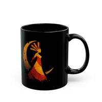 Mama Killa Inca Moon Goddess Glyph Style Black Mug
