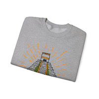 Mexico Monument Chichen Itzá Doodle Unisex Sweatshirt