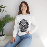 Ah Puch Death God Petroglyph Skull Unisex Sweatshirt