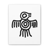 Maya Bird Symbol Canvas
