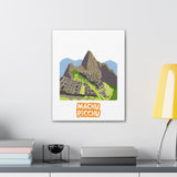 Illustration of Machu Picchu Canvas