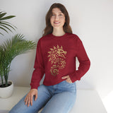 Quetzalcoatl Spiral Serpent Tribal Glyph Unisex Sweatshirt