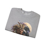 Ancient Inca Shaman with Condor Companion Unisex Sweatshirt