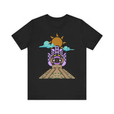 Eye of the Sun Pyramid Illustration Unisex T-Shirt