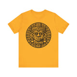 Aztec Totem Mesoamerican Art Illustration Unisex T-Shirt