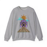 Eye of the Sun Pyramid Illustration Unisex Sweatshirt