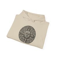 Sacred Aztec Calendar Face Unisex Hoodie