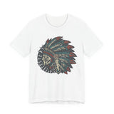 Vintage Native American Headdress Graphic Unisex T-Shirt