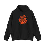 PreColumbian Aztec Head Icon Unisex Hoodie