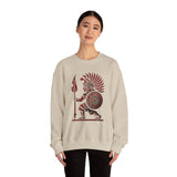 Young Warrior Glyph Pre-Hispanic Style Unisex Sweatshirt