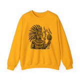Tribal Spirit Glyph Symbol Illustration Unisex Sweatshirt