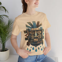 Tlaloc Ancient Rain Mask Glyph Unisex T-Shirt