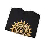 Aztec Mayan Totem Sun Symbol Unisex Sweatshirt