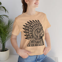 Aztec Eagle Pyramid Emblem Unisex T-Shirt