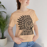 Aztec Eagle Pyramid Emblem Unisex T-Shirt