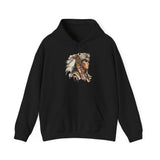 Aztec Jaguar Warrior Woman Watercolor Unisex Hoodie