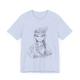 Inca Warrior Girl Fierce Heritage Ink Art Unisex T-Shirt